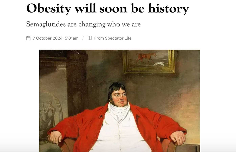 The Spectator: Obesity will soon be history by Julie Burchill