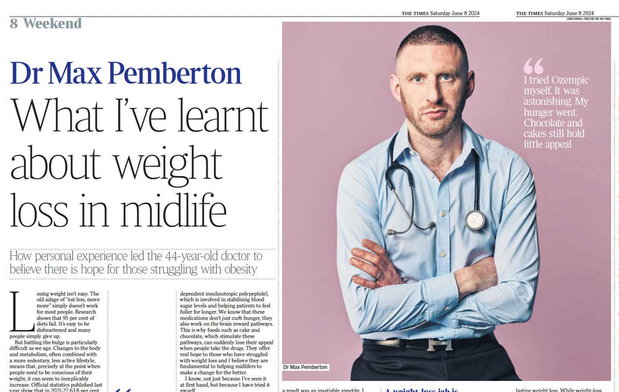 The Times: What I've learnt about weight loss in midlife by Dr Max Pemberton